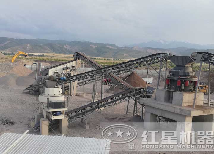 石頭變沙子用戶(hù)生產(chǎn)現(xiàn)場(chǎng)，可就近安排現(xiàn)場(chǎng)參觀配置同等設(shè)備