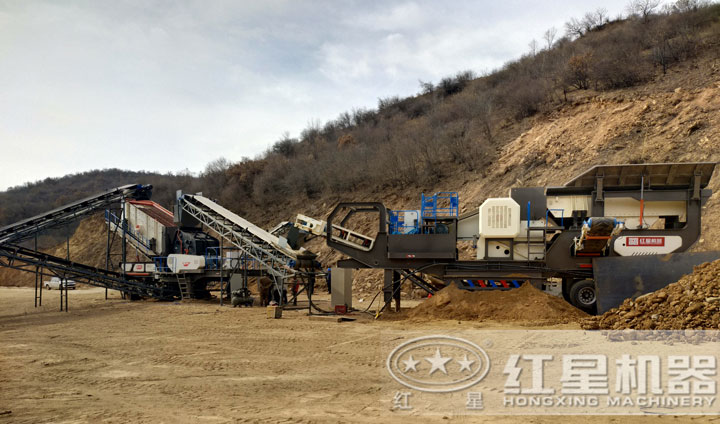 移動制砂現場，可就近參觀現場